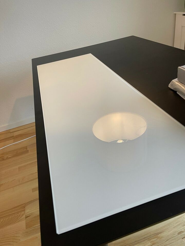 topplade hvid glas, IKEA –